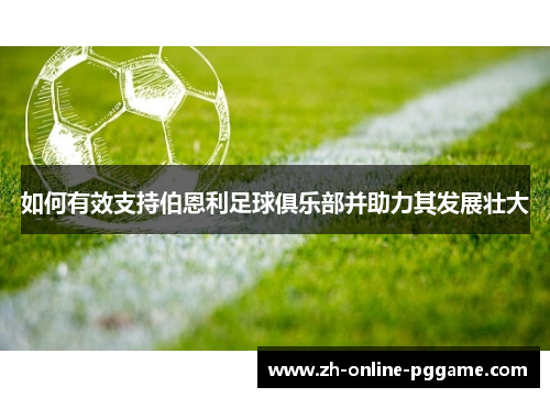 如何有效支持伯恩利足球俱乐部并助力其发展壮大